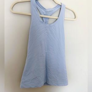 Lululemon Baby Blue Razorback Tank